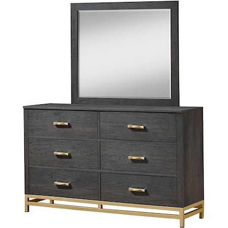 Dresser and Mirror