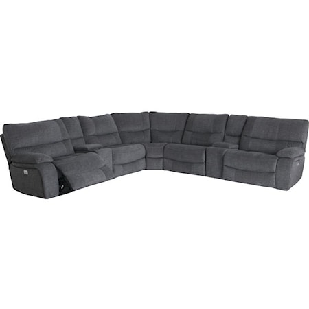7 Piece Power Reclining Sectional
