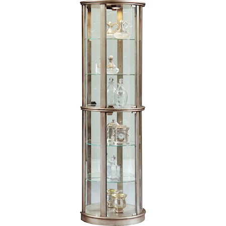 Living Room Glass Door Curio Cabinet