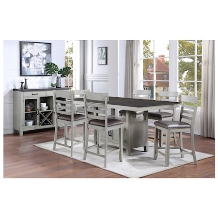 5 Piece Counter Height Dining Set