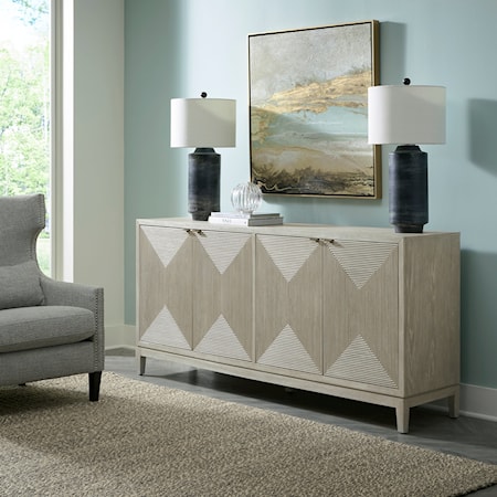 4 Door Accent Cabinet