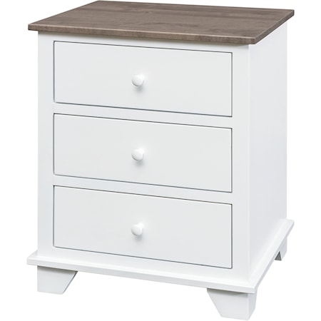 3 DRAWER NIGHTSTAND