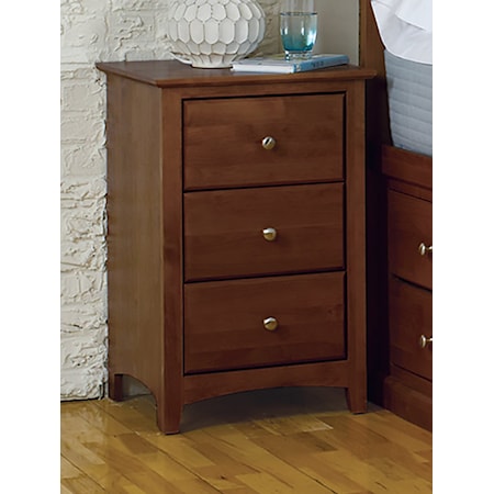 3 DRAWER NIGHTSTAND