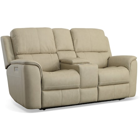 Reclining Console Loveseat