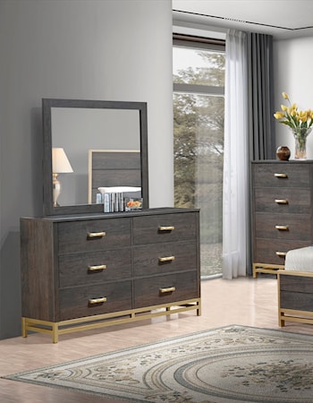 Slat Panel Bed - Queen