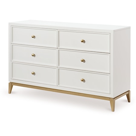 6-Drawer Youth Bedroom Dresser