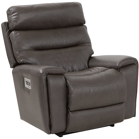 Leather Match Power Rocker Recliner