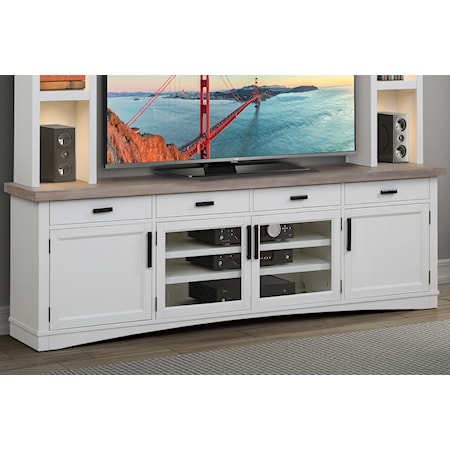 92" TV Console with Power Center