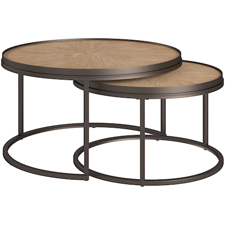 Round Nesting Coffee Table