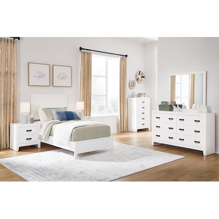 Twin Panel Bed