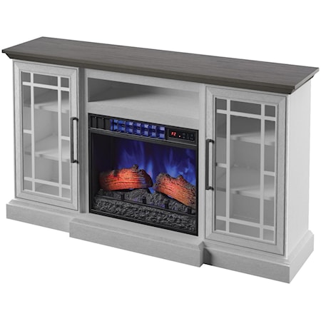 MEDIA CONSOLE W/FIREPLACE