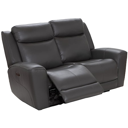 LEATHER MATCH PWR LOVESEAT W/POWER HEADRESTS