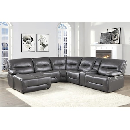 6-Piece Power Reclining Sectional Sofa
