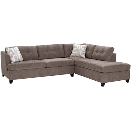 2 PIECE SECTIONAL W/QUEEN SLEEPER