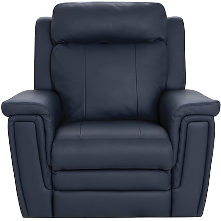 TOP GRAIN LEATHER MATCH POWER RECLINER