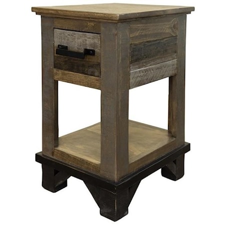 Chairside Table with 1 Drawer