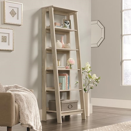 Angled 5 Shelf Bookcase